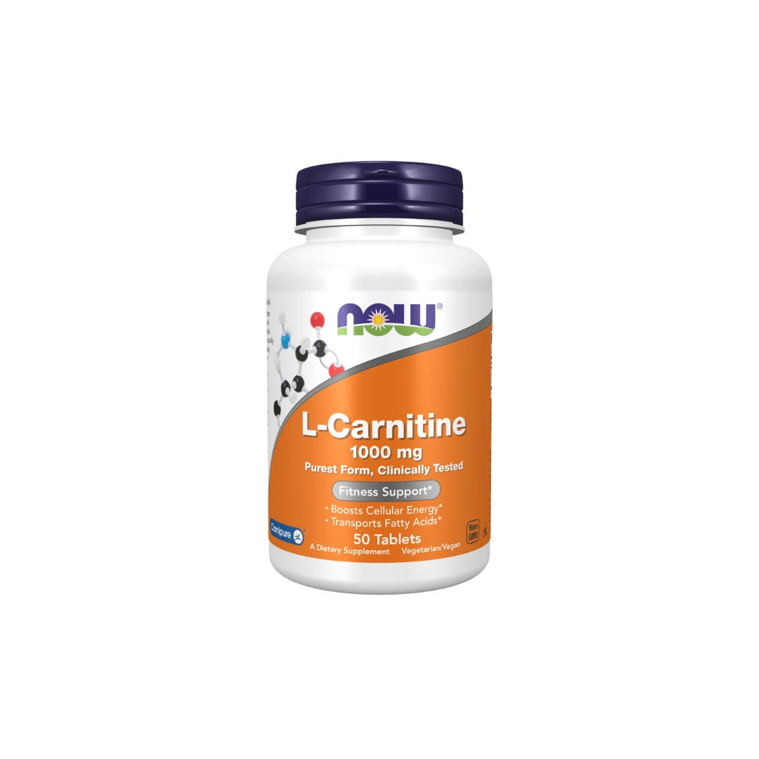 L-Carnitin 1000 Mg 50 Tabletten Now Foods