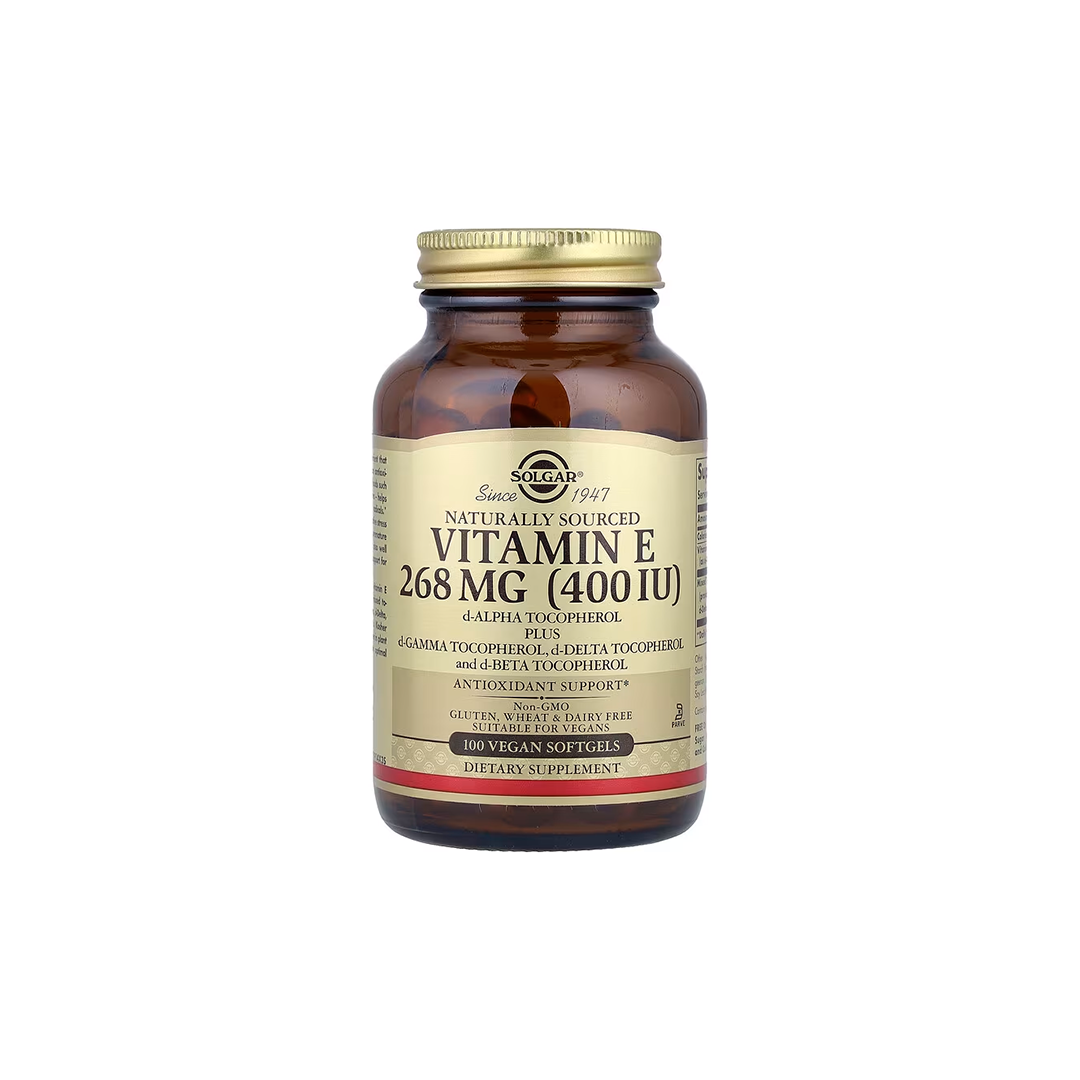 Vitamin E 268 mg (400 IE) 100 vegane Weichkapseln Solgar